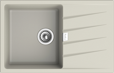 RIVELATO Мойка RAUM 78 1-чаша 780*500мм beige scuro арт. 400_400_2890616